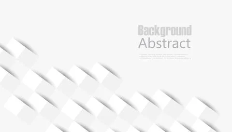 White abstract texture. Vector background 3d paper art style can be used in Stock Illustration