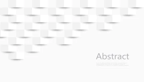 White abstract texture. Vector background 3d paper art style can be used in Stock Illustration