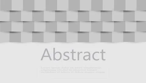 White abstract texture. Vector background 3d paper art style can be used in c Stock Illustration