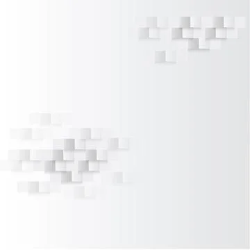 White abstract texture. Vector background 3d paper art style can be used in Stock Illustration