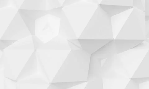 White abstract triangular shape surface background. Backdrop and wallpaper... 写真素材