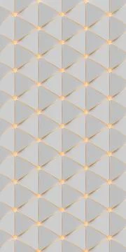 White abstract wallpaper featuring geometric shapes with triangles Stock Illustration