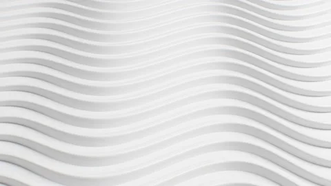 White abstract waves animation Stock Footage 151030516