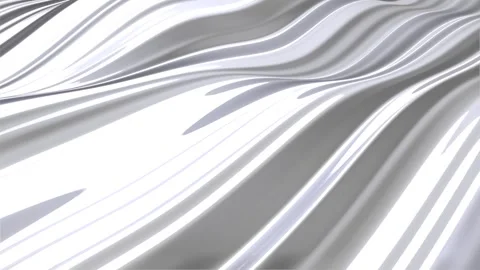 White Abstract Waves Background VJ Loop l 4K Stock Footage 300580210