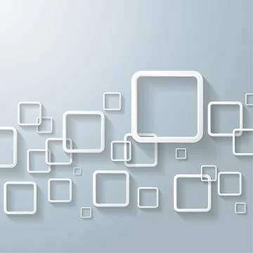 White abstract window rectangles Ilustración de archivo