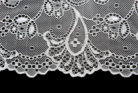 White ace with pattern with form flower 스톡 사진