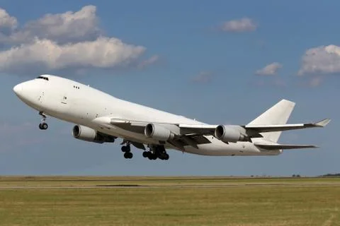 White aircraft Stock Photos