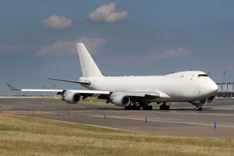 White airplane 스톡 사진
