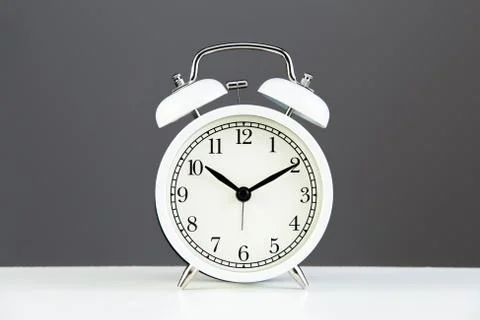 White alarm clock Stock Photos