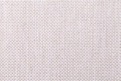 White and beige textile background with checkered pattern, closeup. Stock Photos