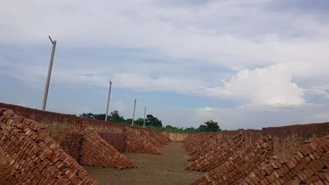 White and black cloud are flying Video stock 283349257