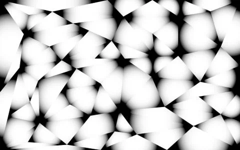 White and black gradient polygonal vector illustration Stock Illustration