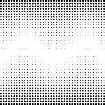 A white and black halftone pattern for design extra effect, grunge dots effect Stock Illustration