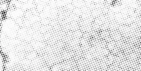 A white and black halftone pattern for design extra effect, grunge dots effect Stock Illustration