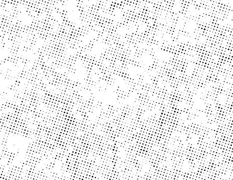 A white and black halftone pattern for design extra effect, grunge dots effect Stock Illustration