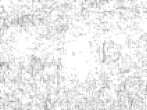 A white and black halftone pattern for design extra effect, grunge dots effect Stock Illustration