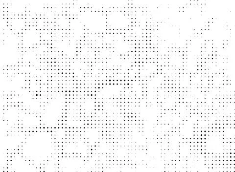 A white and black halftone pattern for design extra effect, grunge dots effect Stock Illustration