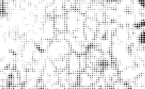 A white and black halftone pattern for design extra effect, grunge dots effect Stock Illustration