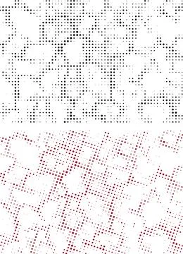 A white and black halftone pattern for design extra effect, grunge dots effect Stock Illustration