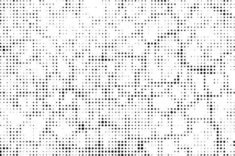 A white and black halftone pattern for design extra effect, grunge dots effect Stock Illustration