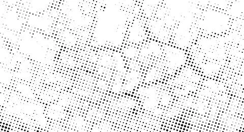 A white and black halftone pattern for design extra effect, grunge dots effect Stock Illustration