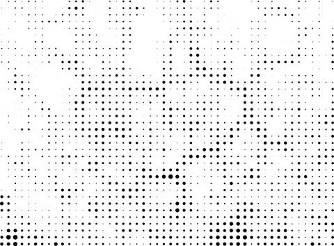 A white and black halftone pattern for design extra effect, grunge dots effect Stock Illustration