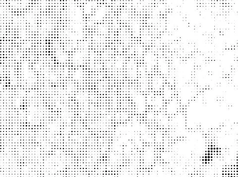A white and black halftone pattern for design extra effect, grunge dots effect Stock Illustration