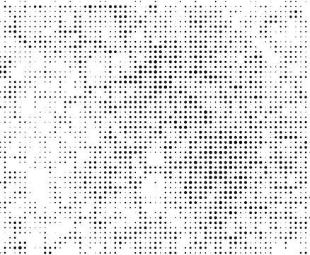 A white and black halftone pattern for design extra effect, grunge dots effect Stock Illustration