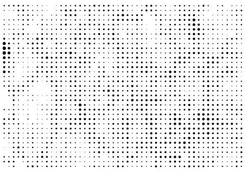 A white and black halftone pattern for design extra effect, grunge dots effect Stock Illustration