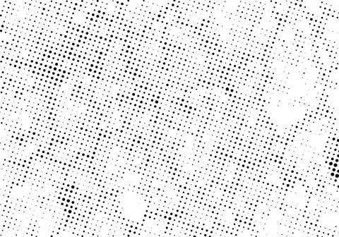 A white and black halftone pattern for design extra effect, grunge dots effect Stock Illustration