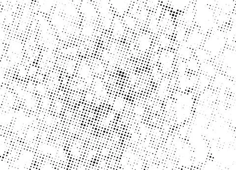 A white and black halftone pattern for design extra effect, grunge dots effect Stock Illustration