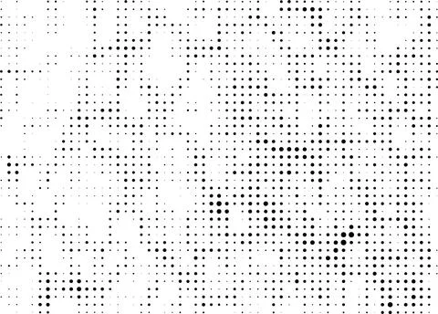 A white and black halftone pattern for design extra effect, grunge dots effect Stock Illustration