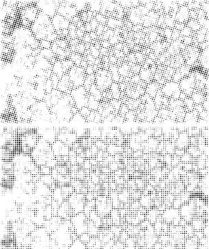 A white and black halftone pattern for design extra effect, grunge dots effect Stock Illustration