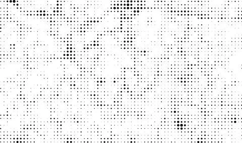 A white and black halftone pattern for design extra effect, grunge dots effect Stock Illustration