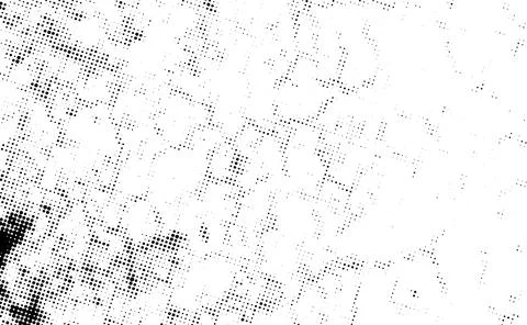 A white and black halftone pattern for design extra effect, grunge dots effect Stock Illustration