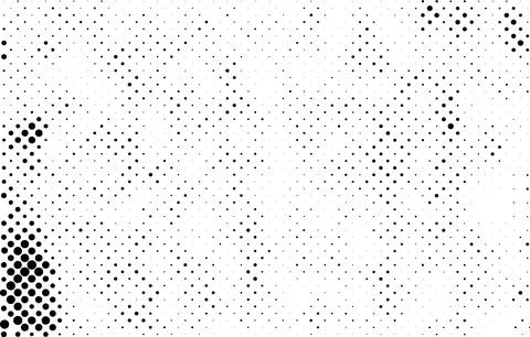 A white and black halftone pattern for design extra effect, grunge dots effect Stock Illustration