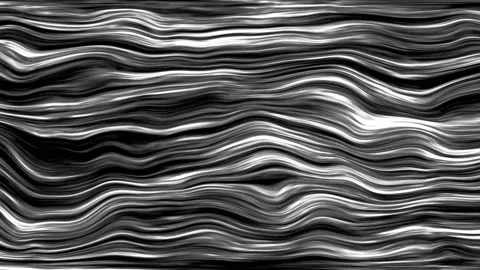 White and black horizontal waving lines background. Anime speed lines. Abstract Stock-Footage 305648022