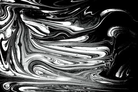 White and black marble patterned texture background Stock Illustration