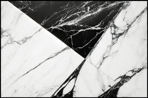 White and black marble surfaces for design backgrounds Stock Illustration