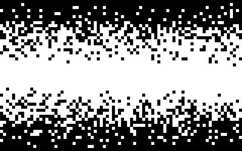 White and black pixel background. Minimal design with monochrome squares. Abs Stock-Illustration