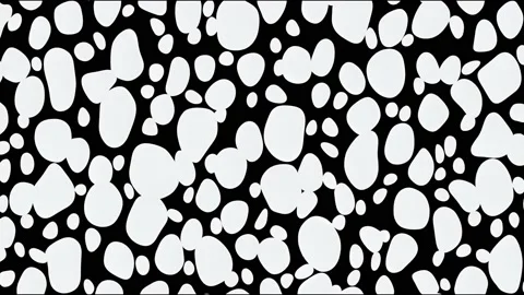 White and black Polka Dot seamless animation. For tablecloths, Stock Footage 220118340