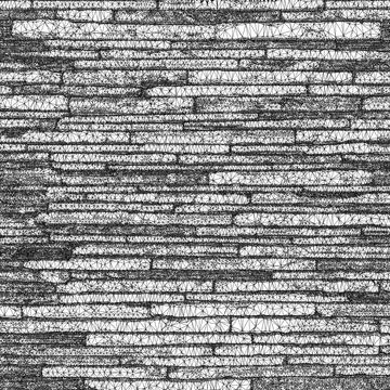 White and black wall brick background. Rustic blocks template. White wall grunge Illustrazione stock