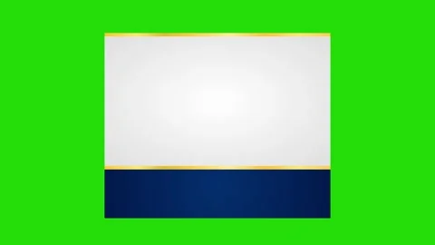 White and Blue Lower Third Text Box Animation Stock Footage 332751208