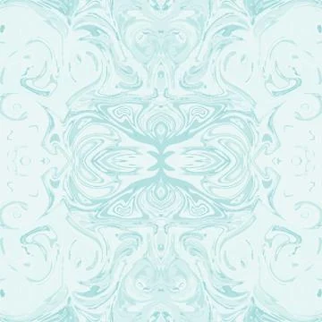 White and blue marble effect illustration. Illustrazione stock
