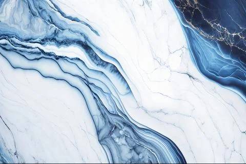 White and blue marble surfaces for design backgrounds Stock Illustration