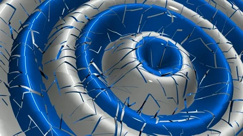 White and Blue Ring Waves, Background, Paints, Unique Design, Exclusive Stockbeeldmateriaal 303183429