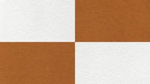 White and copper checkered paper texture background with four sections and co Stock Illustration