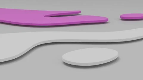 White and cyan abstract dot structure on white background 3d render illustration 스톡 일러스트