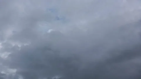 White and gloomy rain clouds. Stock Footage 258322748