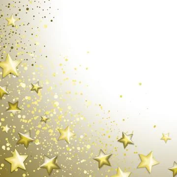 White and gold background Stock Illustration